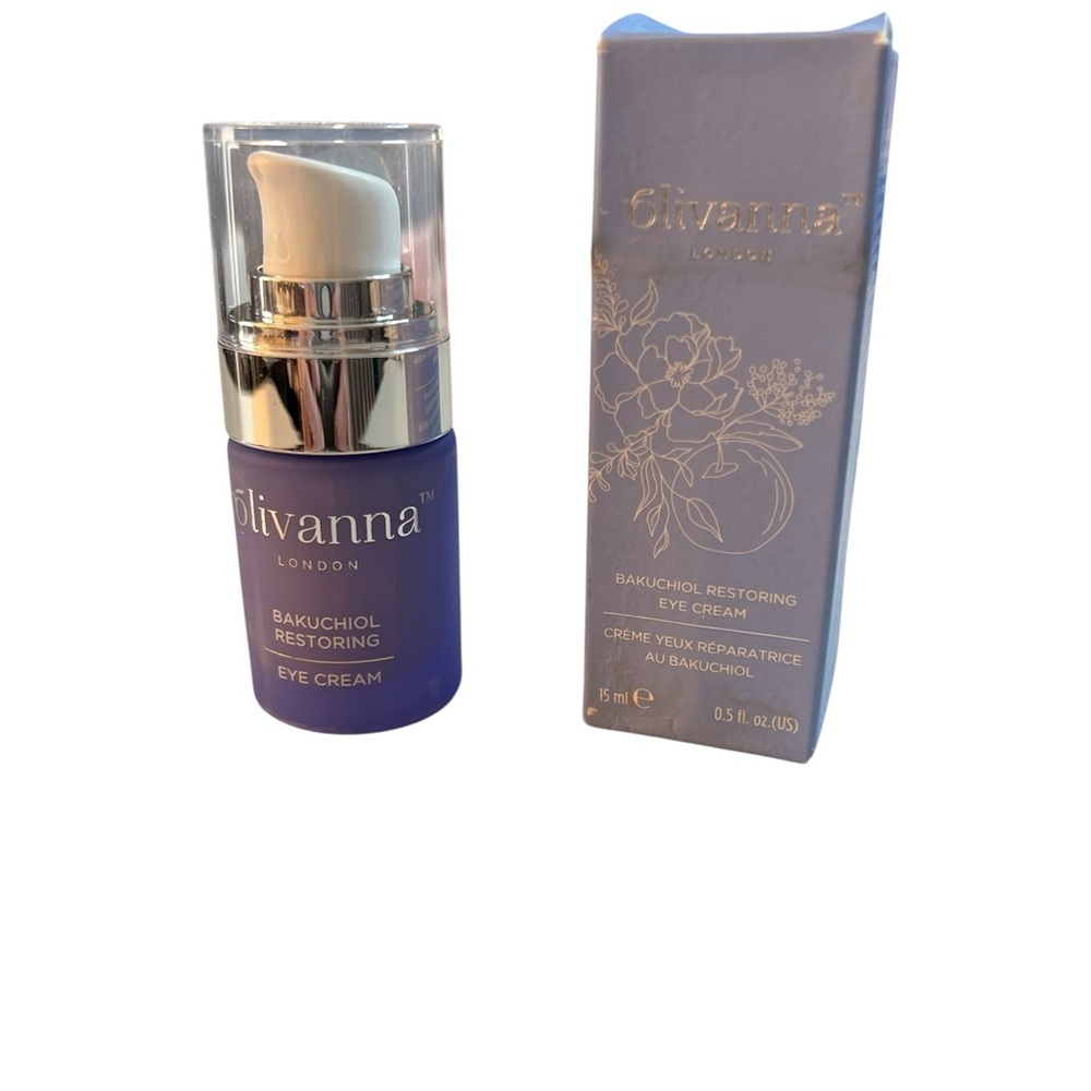 NIB Silvanna London Bakuchiol Restoring Eye Cream .5 fl oz